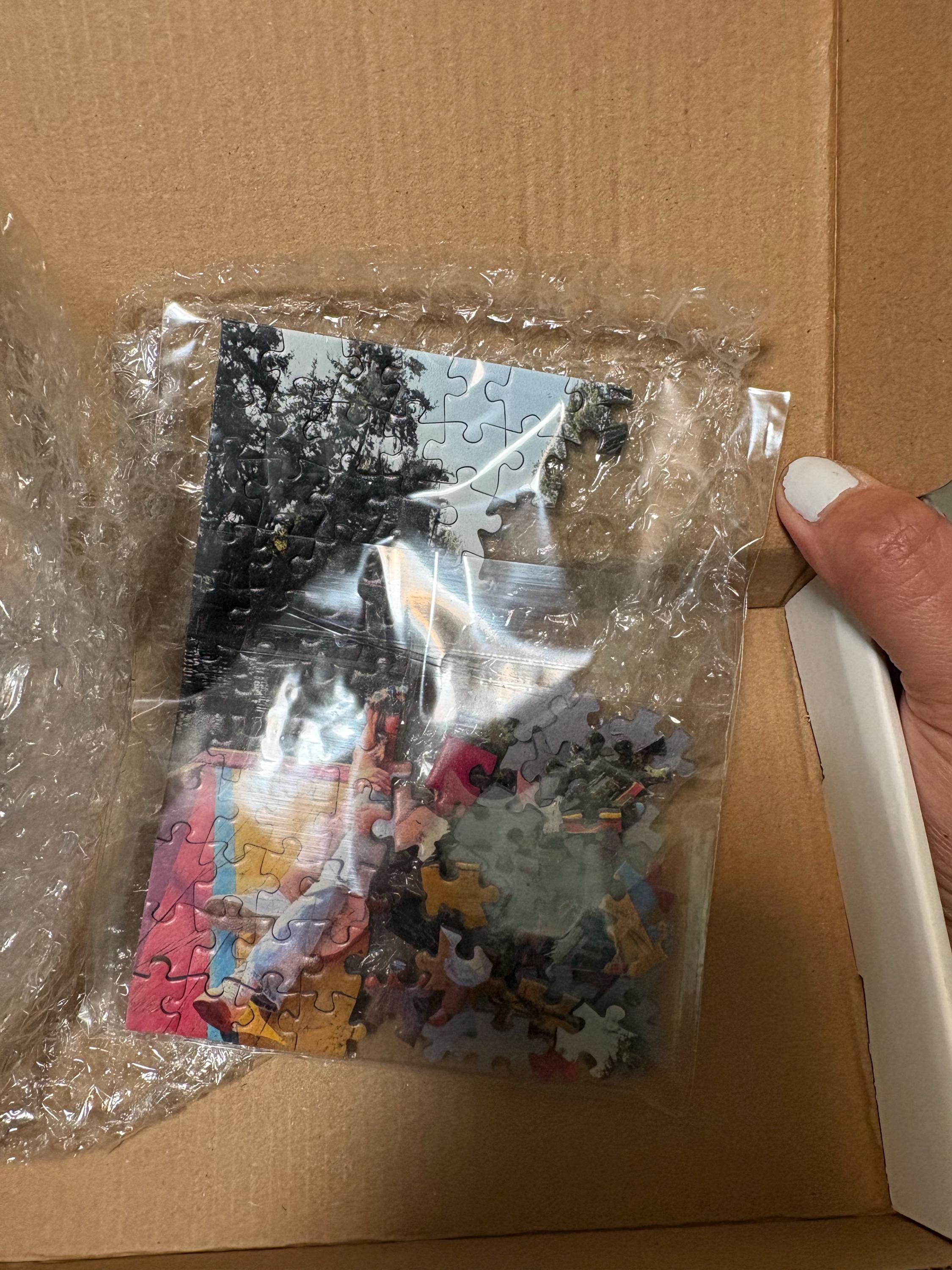 Customer photo for Custom Jigsaw Puzzle Gift