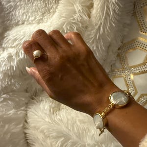 Customer photo from Cherrie, Large Raw Pearl Ring