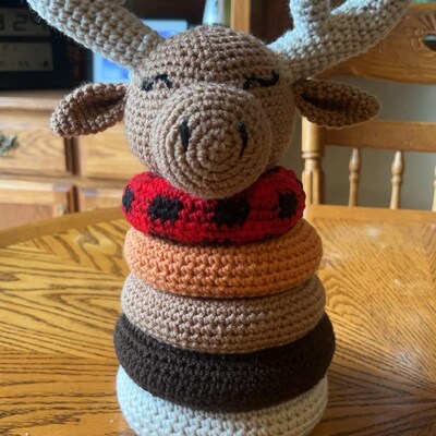 PDF Pattern: Dinosaur Stacking Ring Toy Crochet Pattern - Etsy