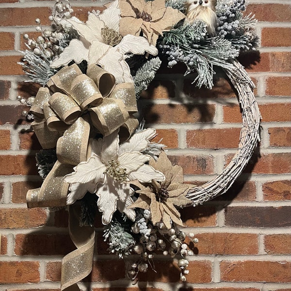 Christmas Magic Joyful Wreaths  cream