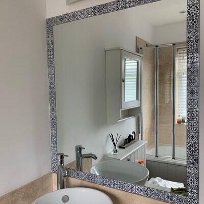 WALL TILE STICKERS Self-adhesive Portuguese Backsplash Stair Riser Wall ...