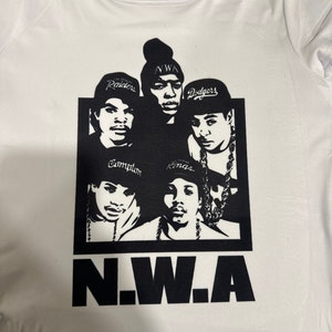 2010 N.W.A ヒップホップ バンド ラップ Tシャツ 黒 2010 N.W.A ヒップホップ バンド ラップ Tシャツ 黒