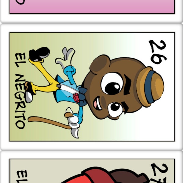 Loteria for Kids Friendly Loteria Game for Party and School BIG Loteria ...