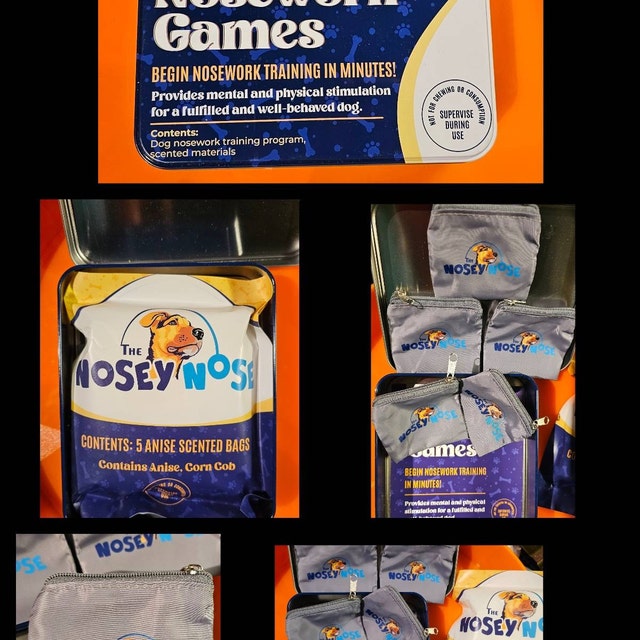 The Nosey Nose: Nosework Training Kit for Dogs Scent Work Kit