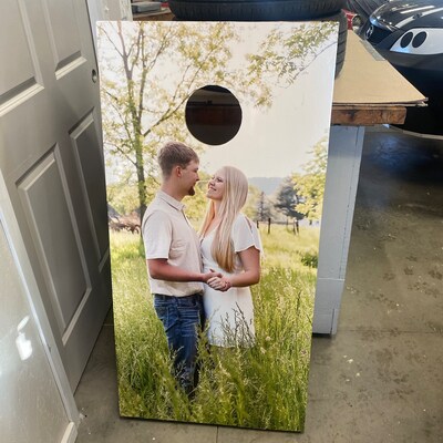 Customize Your Own Design On Our Laminated Vinyl Cornhole Wraps