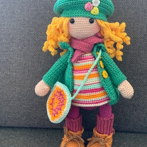 Crochet Pattern for Doll IDA, Pdf deutsch, English, Nederlands, Español ...