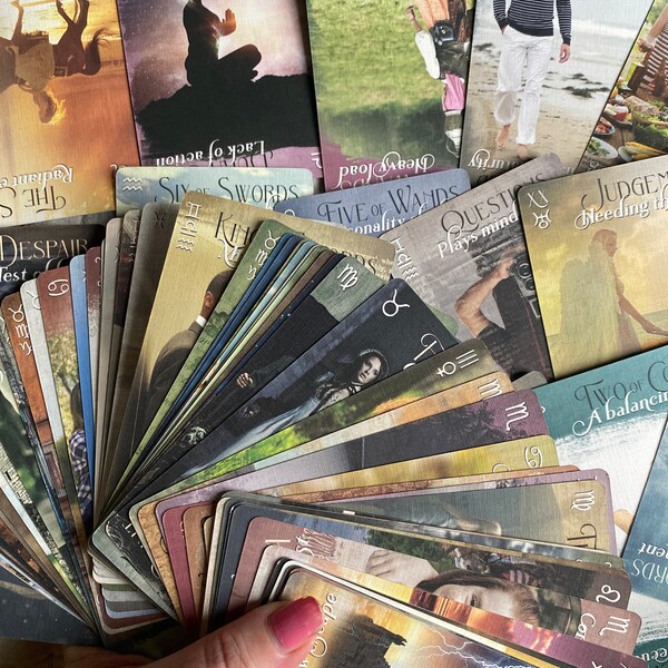 Gift Cards Reverse Rider-waite Inspired Tarot Cards – Upright & Reversed Meanings, Gold ...