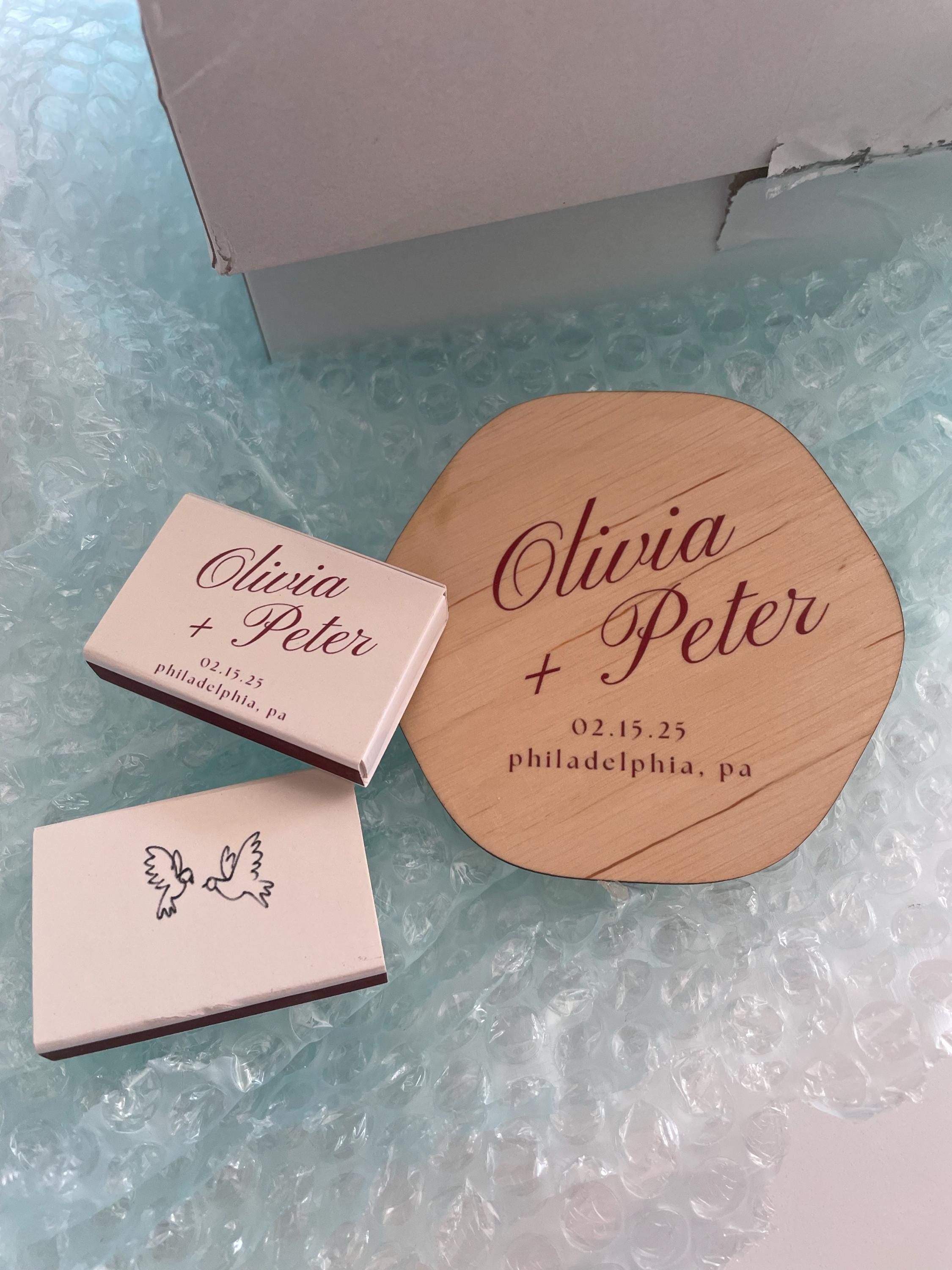 Custom matchboxes / Custom matchbook art  / Sketch / Custom matches / Custom match boxes / Bulk wedding favors / Wedding souvenirs