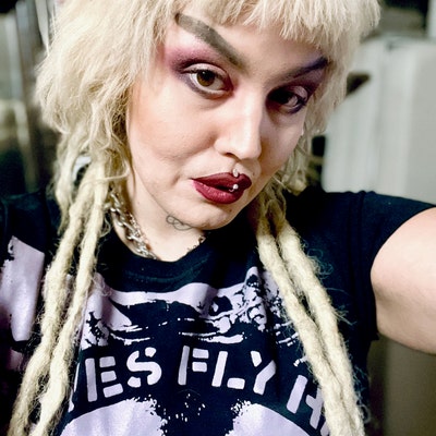 16g Oval Medusa Piercing Oval Lippy Loop Labret Lip Surgical Steel Lip ...