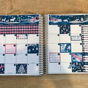 December Monthly Kit for Erin Condren, December Monthly Planner ...