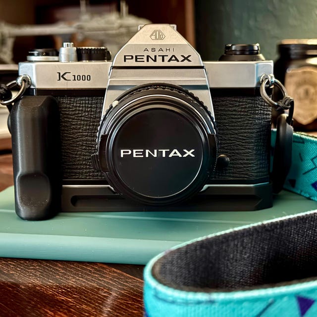 Wood Grip for Pentax K1000 and Spotmatic With Arca Swiss Mount