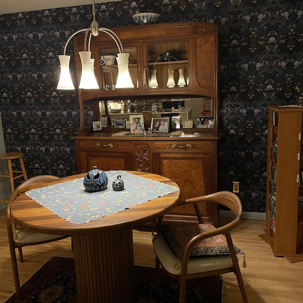 Botanical Nouveau Wall Art Set of 5, Klimt Inspired Floral ... - Etsy - Maximalist Arts And Crafts