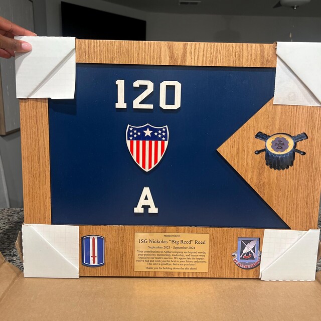 Infantry Replica Guidon Plaque - Etsy