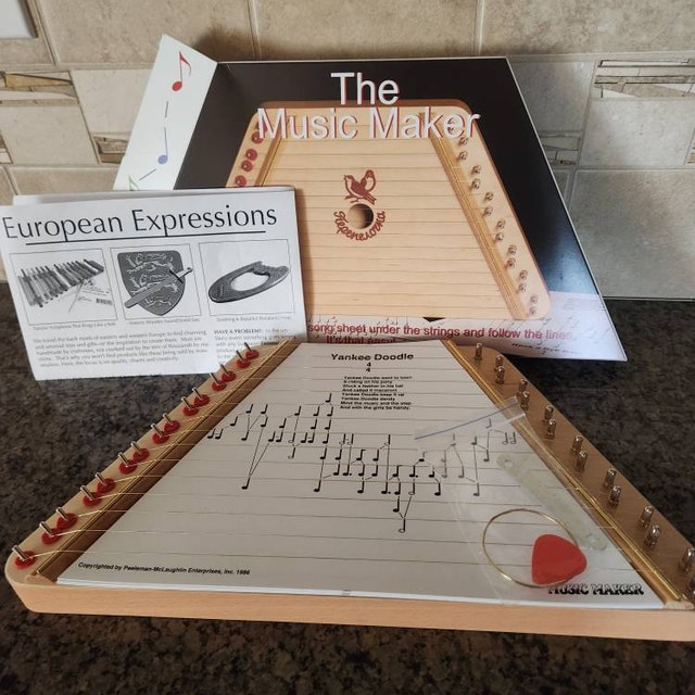 European Expressions Music Maker Lap Harp with Sheet Music and Re 並行輸入品 European Expressions Intl Disney #1 Music Maker Song Sheet