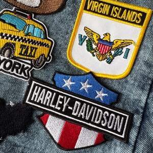 thumbnail image 2 of Embroidered Flying Wheel Wings Patch - Motorcycle MC Biker Jacket Vest DIY 2 of 5
