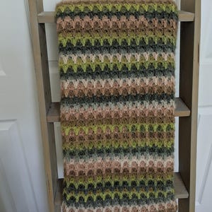 Easy Striped Crochet Blanket Pattern, Cabin Stripes Blanket Crochet Pattern, Rustic Crochet Throw Blanket, Hudson Bay Blanket Pattern