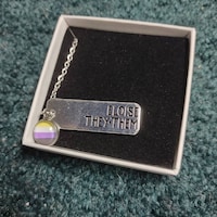 Signature Non Binary Necklace Personalise With a Name - Etsy UK