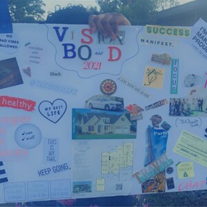 Vision Board Printables Vision Board Planner | Etsy