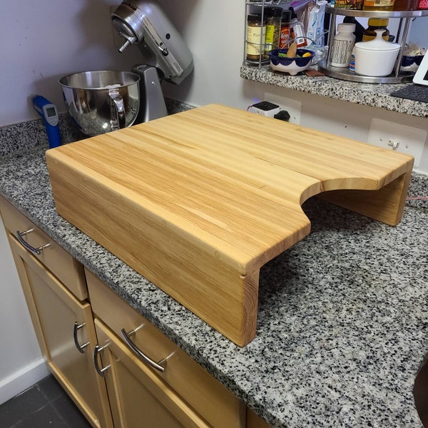 Large Wood Cutting Board Raised- Modern Agrarianwood Cutting Board ...