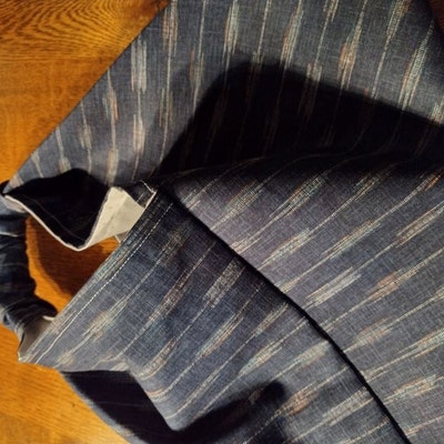 Morikiku Arrows in Indigo Blue Japanese Cotton Dobby Fabric M17000 B22 ...