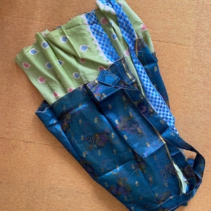 One Piece Indian Handmade Vintage Art Silk Sari Wrap Skirt for Women - Etsy