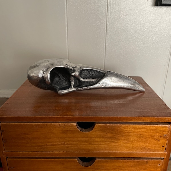 Huge Raven Skull Sculpture - Etsy