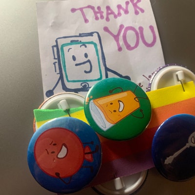 Inanimate Insanity Object Show Button Pins Fanart OSC - Etsy