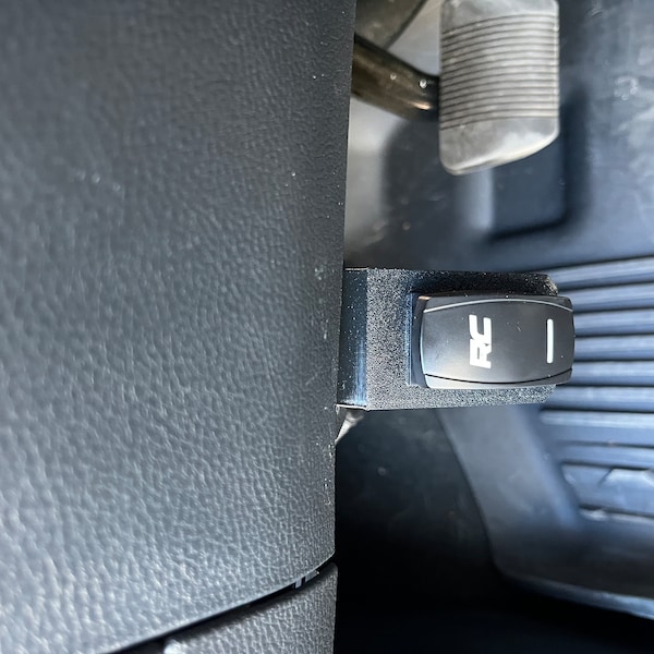 Rocker Switch Under Dash Bracket Mount - Single Switch for Off-road ...