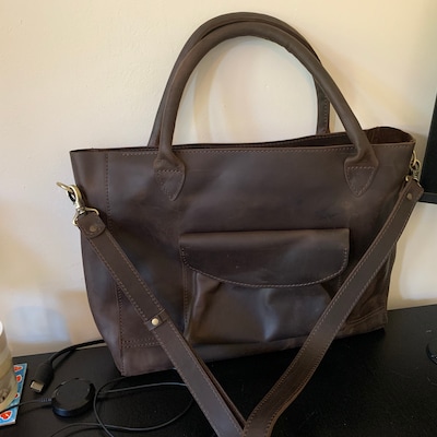 Womens Leather Computer Bag, Computer Tote for Women, Womens Messenger ...