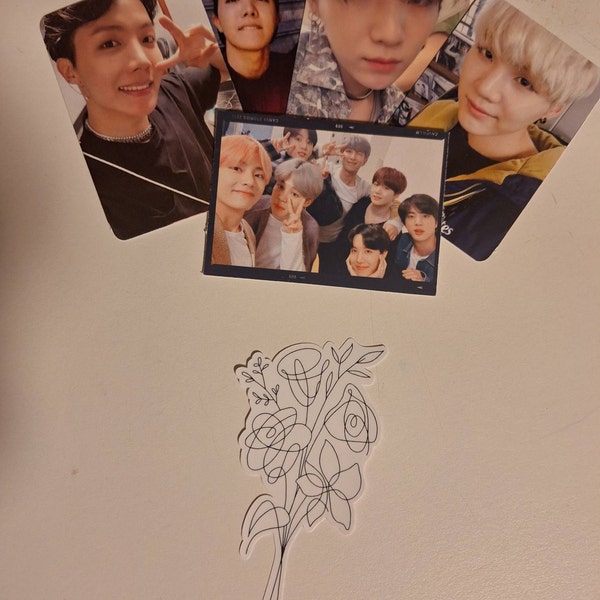 KPOP | Love Yourself Era | Flower Bouquet Vinyl Sticker | KPOP ...
