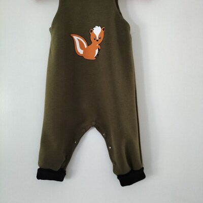 JUMPY Baby Romper Pattern Pdf Sewing, REVERSIBLE Jersey Woven Harem ...
