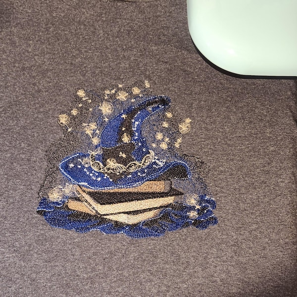 Exclusive Magic Hat Machine Embroidery Pattern, Sorcerer's Magic Hat ...