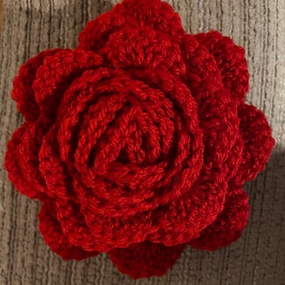 Happy Rose Crochet Pattern - Etsy