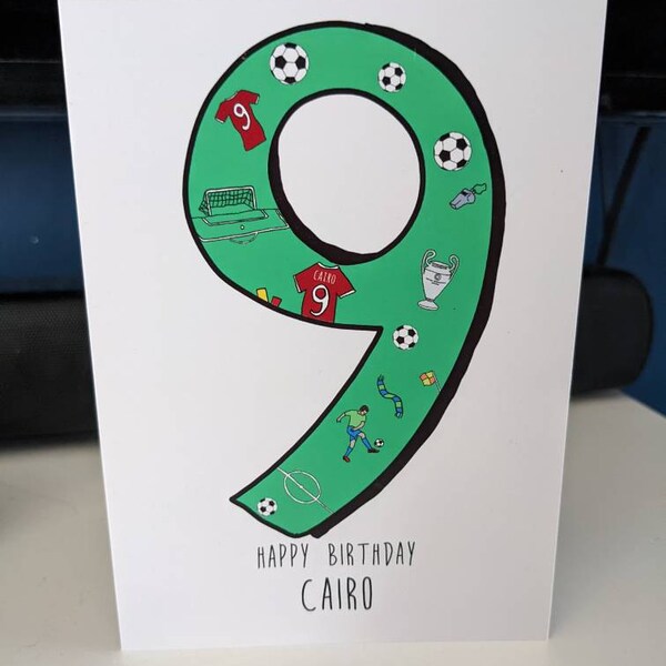 Personalised 8th Birthday Card By Hope And Love - View #3