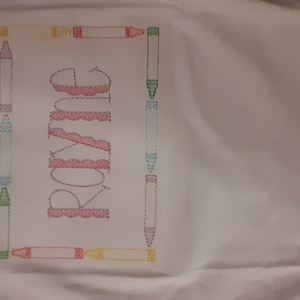 Jacqueline Embroidered/Monogram Bubble