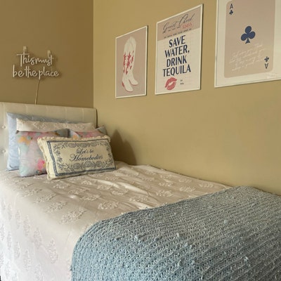 Save Water Drink Tequila Poster Pink and Orange Wall Art - Etsy