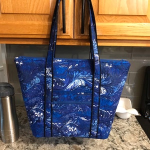 easy lined tote bolsa