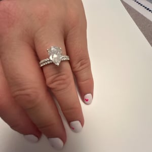 Megumi！最高級モアサナイト　エメラルドカットリングセット Megumi様専用！最高級モアサナイト エメラルドカットリング