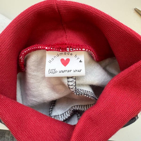 Set of 50 Custom Name Sewing Machinedesign Fabric Clothing Labels ...