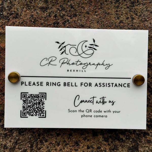 Custom Printed Acrylic Business Hours Sign, Personalised Shop Opening ...