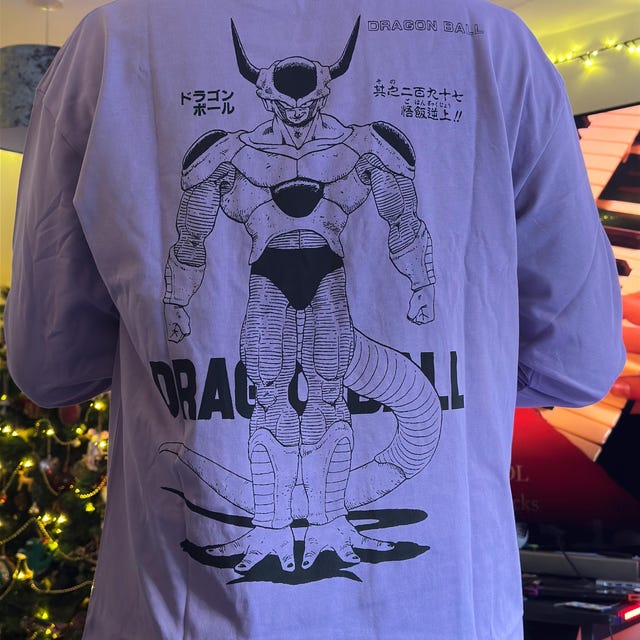 ⭐*︎様 FREEZERxMAGENTA XL(OVERSIZED)Tシャツ　フ Emperor Frieza Oversized Long Sleeve T-shirt | Dragon Ball Z