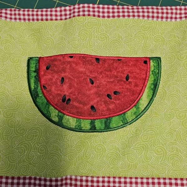 Watermelon Applique Machine Embroidery Design Instant Download - Etsy