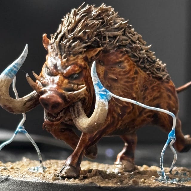Forest Boar Miniature, Epic Miniatures RPG, D&D, Pathfinder - Etsy