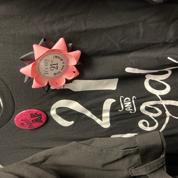 It's My 21st Buy Me a Drink Pin, 21st Birthday Party Pin, Gift for 21 ...