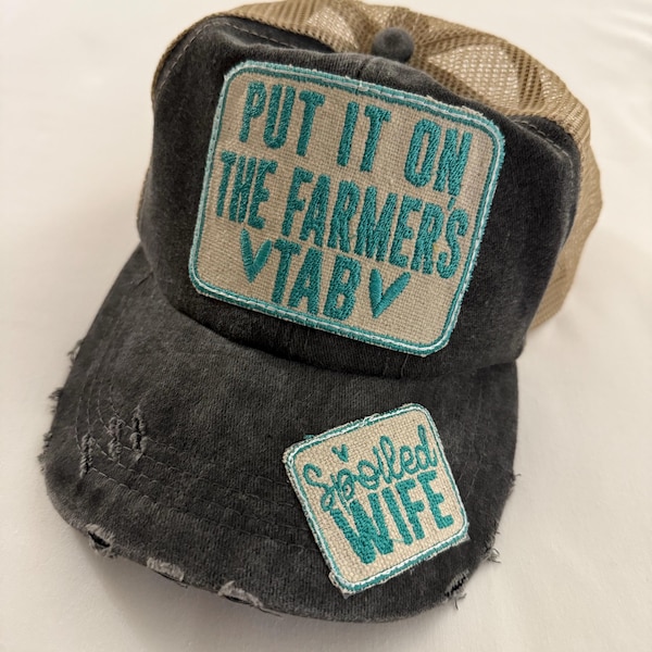 Put It on My Husbands Tab Foam Trucker Hat. Funny Gift for Wife. Snarky ...
