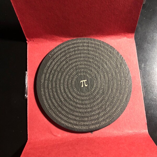 Welsh Slate Pi to 1000 Decimal Places Coaster Unique Gift Maths ...