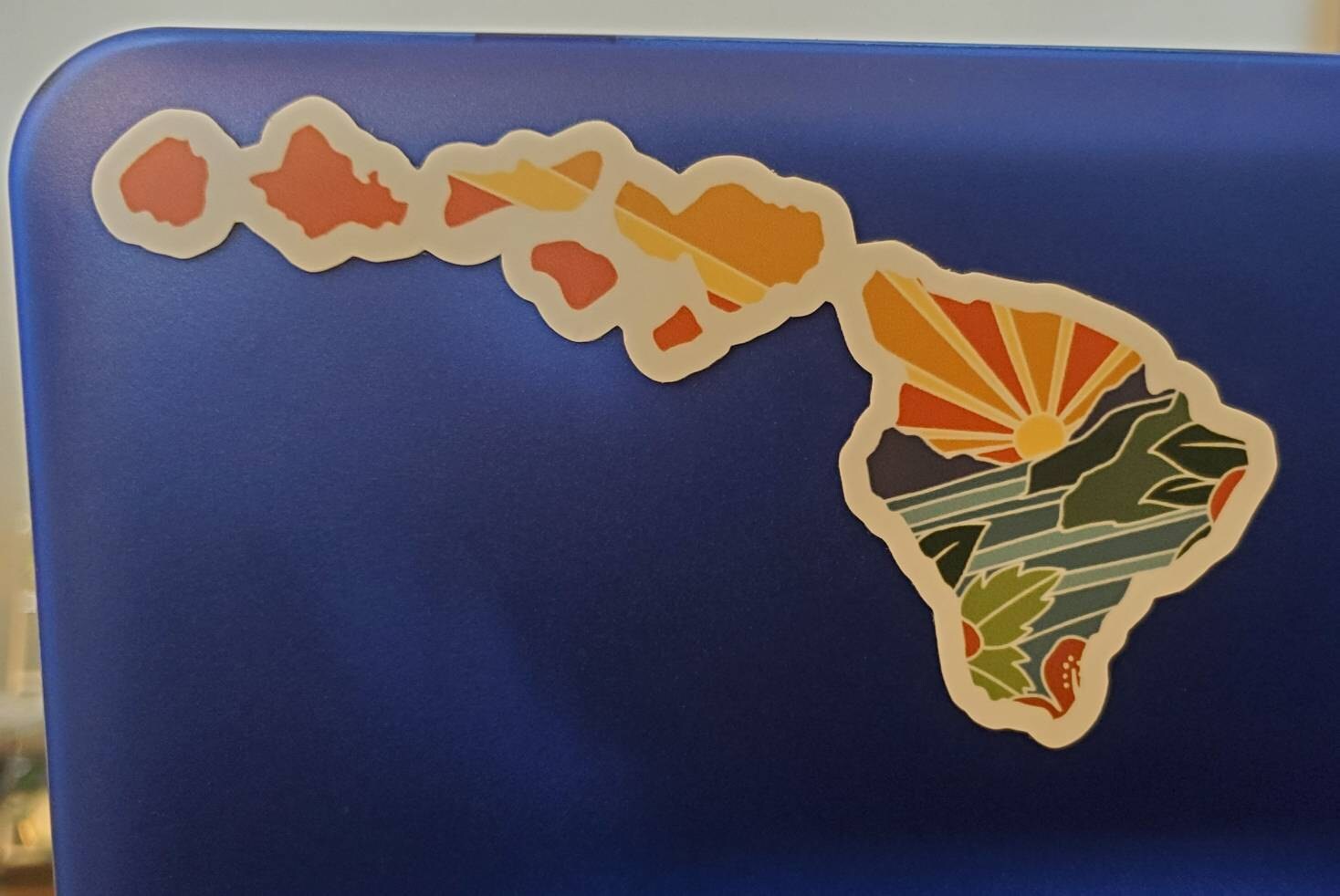Hawaii Durable Sticker | High Quality Bumper Sticker | United States Vinyl Decal | Weatherproof Sticker | Water Bottle Sticker | 4&quot;