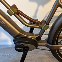 Retro Fahrrad-Tragegriff Aus Leder – Verstellbar, 22,5 Cm, Für MTB, Rennrad & Citybike