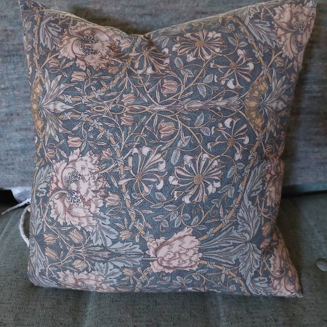 Ornate Florals - Grey Multi Throw Pillow by OBC 18 X 18 –