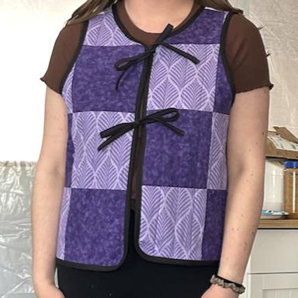 Ruby Vest PDF Sewing Pattern | Size Inclusive 0-34 | Beginner Friendly ...